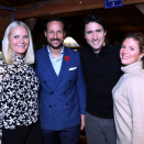 Kronprinsparet innledet besøket søndag med en privat middag med Canadas statsminister Justin Trudeau og Sophie Grégoire Trudeau. Photo: Adam Scotti. 